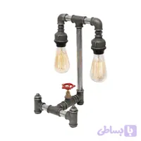 آباژور رومیزی پایپ مدرن کد 425