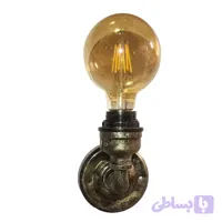 چراغ دیواری مدرن تک شعله کد 125