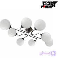 لوستر مدرن 8 شعله حبابی کد 107/8