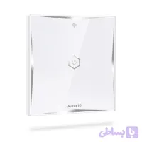 کلید دیواری هوشمند Maxcio لمسی وای‌فای بسته دو عددی | Maxcio Smart WiFi Wall Switch Touch Screen