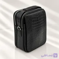 کیف چرم کراس بادی 2 زیپ بالا LEA124