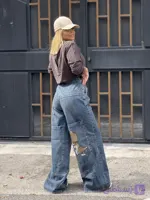 شلوار بگ دخترانه جری 3723