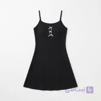 پیراهن زنانه نخی طرح کبریتی فانریپ
