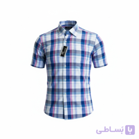 پیراهن مردانه آستین کوتاه جیب‌دار مانزانو ترکیه کد۱۷۰