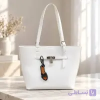 کیف زنانه چرم مصنوعی ابعاد 40 در 27 سانتیمتر