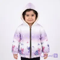 سویشرت دخترانه خرگوشی زرد پارچه شمعی داخل خز