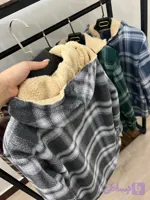 سویشرت چهارخونه کلاهدار 6103