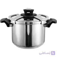 زودپز کلیپسی استیل ZICO مدل ZC-3080 7.5 لیتری ظرفیت بزرگ برای خانواده‌های پرجمعیت