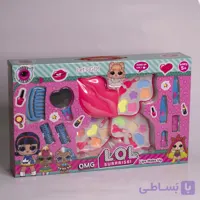 ست اسباب بازی لوزم آرایشی مدل لب