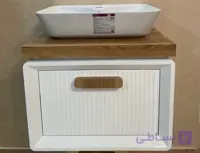 روشویی کابینتی کد 801 سفید