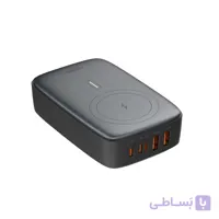 شارژر رومیزی الدینیو مدل GAN-6IN1-Q4010-140W