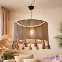 لوستر مکرومه | آویز سقفی مدرن و نچرال کد307