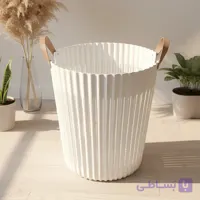سبد نظم‌دهنده چندمنظوره با دسته چرمی | مناسب لباس، اسباب‌بازی و لوازم منزل