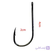 قلاب ماهیگیری پایه بلند مدل Mustad سایز 0.4