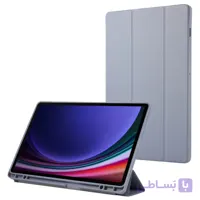 کیف کلاسوری اسمارت سیلیکونی جا قلم دار تبلت اپل iPad 10.2 (7th - 8th - 9th Gen)