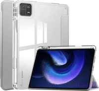 کیف کلاسوری اسمارت شفاف جا قلم دار مناسب برای تبلت شیائومی Pad 6 Pro