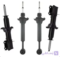 پک کمک فنر پراید شامل ۲ عدد جلو و ۲ عدد عقب درجه یک