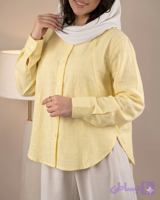 شومیز زنانه برند نازدونه مدل جلو برش