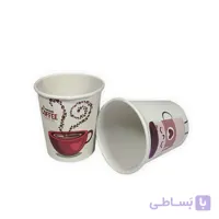 لیوان (شات) کاغذی قهوه تک بسته 50 عددی