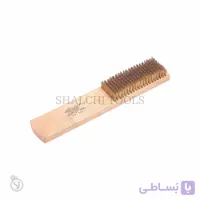 فرچه سیمی ۱۲ رج چوبی برنجی طلاسازی مدل ۲۲۰