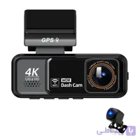 دوربین ثبت وقایع و ردیاب خودرو ویومکس مدل VM8 (4K جلو + 2K عقب، GPS، Wi‑Fi، BSD)