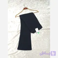 شلوار لی راسته زنانه رنگ زغال سنگی