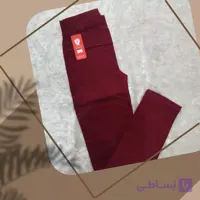 شلوار کتان بنگال زنانه رنگ زرشکی