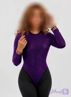 بادی لمه زنانه رنگ بنفش