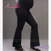 شلوار بارداری دمپا گشاد جنس کرپ مازراتی