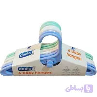 چوب لباسی نوزادی بسته 6 عددی