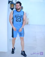 تاپ شلوارک مردانه مدل Bulls کد 6340