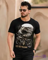 تیشرت مردانه طرح eagle کد 6545