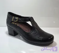 کفش چرم طبیعی زنانه با طراحی شیک و دوام بالا – سایز39