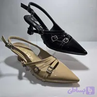 کفش پاشنه دار 3سگگ ورنی،کد پادوکا
