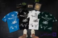 تیشرت مردانه باکسی سه نخ ماکان نگین دار