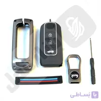 1030 کاور ریموت فلزی مزدا 3 نیو فیس کی لس/ MAZDA 3