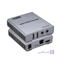 کی وی ام اکستندر HDMI  60 متری با خروجی صدا