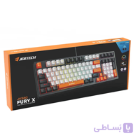 کیبورد گیمینگ جرتک با سیم مدل Jertech jk550