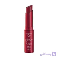 تینت لب جامد گلدن رز شماره 02 (توت‌فرنگی) GOLDEN ROSE glow kiss TINTED LIP BALM