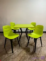 میز و صندلی غذاخوری رستوران کافی شاپ روف گاردن فایبرگلاس پایه پلیمری میز برتویا