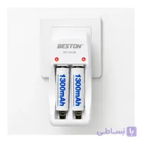 پک باتری شارژی و شارژر بستون مدل BST-C812B (قلمی و نیم‌قلمی)