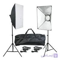 کیت نورپردازی دو شاخه پروژکتور SMD با سافت‌باکس فوتوکس