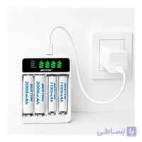 پک باتری شارژی و شارژر بستون مدل BST-C9026L (قلمی و نیم‌قلمی)