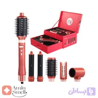 سشوار و حالت‌دهنده مو 6 کاره انزو پروفیشینال مدل ENZO Pro Keratin B2 6-in-1 Hair Styler