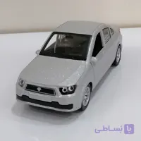 خرید و قیمت ماشین بازی سواری طاها مدل دنا مقیاس 1:36 با بدنه فلزی، قابلیت عقب‌کش و درهای بازشو