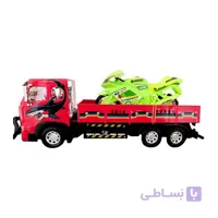 اسباب بازی کامیون حمل موتور درج
