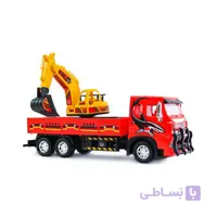 اسباب بازی کامیون حمل بیل مکانیکی درج توی Dorj