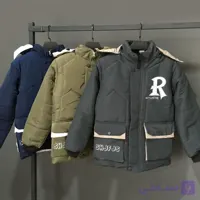 کاپشن پسرانه طرح R در 3 سایز