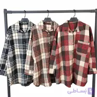 شکت چهارخونه پشمی زنانه
