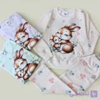 بلوز شلوار دخترانه خرگوش کوچولو سایز 40 تا 55